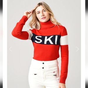 💥 Perfect Moment Red Ski Turtleneck Sweater Perfect Moment Schild Sweater